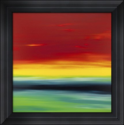 Framed Island Sky 4 Print