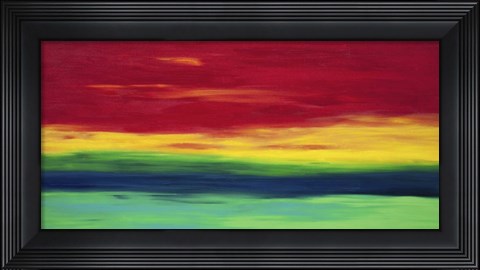 Framed Island Sky 6 Print