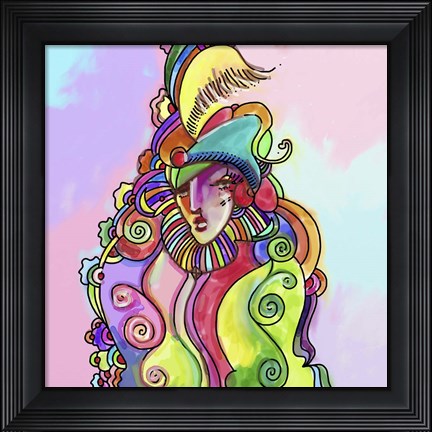 Framed Harlequin Print