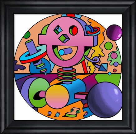 Framed Morebo Circle Print