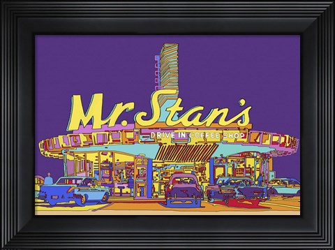Framed Pop Art - Mr Stan Print