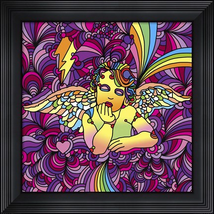 Framed Pop Art - Cherub 1 Print