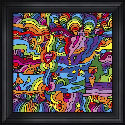 Framed Pop Art - Mambo B Print