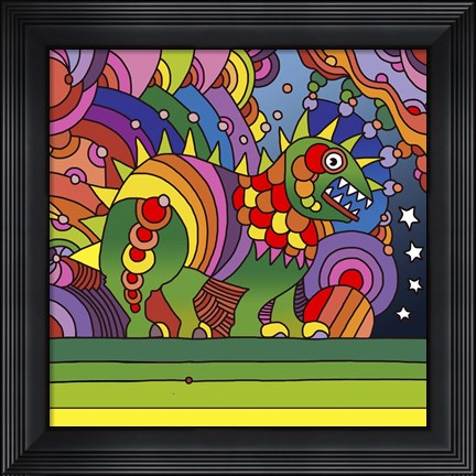 Framed Pop Art - Phinn Monster Print