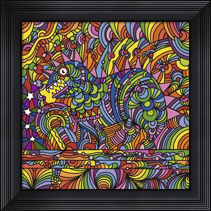 Framed Pop Art - Shane Monster Print