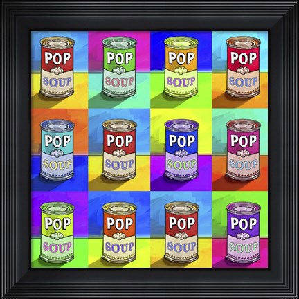 Framed Pop Art - Soup Print