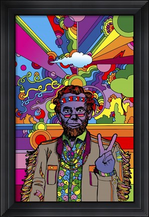 Framed Psychedelic - Abe Print