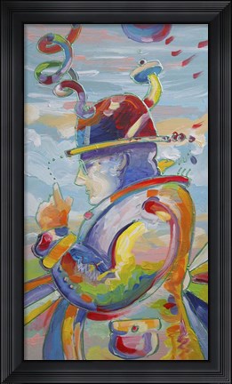 Framed Pop Art Thinker Print