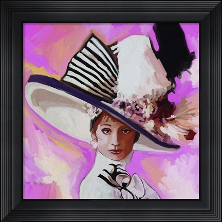 Framed Audrey Hepburn My Fair Lady Print