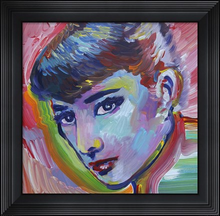 Framed Audrey Hepburn Print