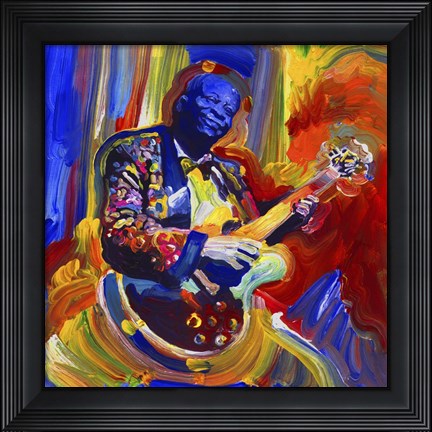 Framed Bb King Print