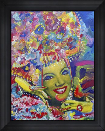 Framed Carmen Miranda Print