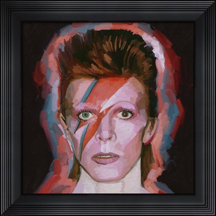 Framed David Bowie Alladin - Sane Print