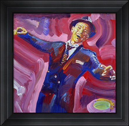 Framed Frank Sinatra Print
