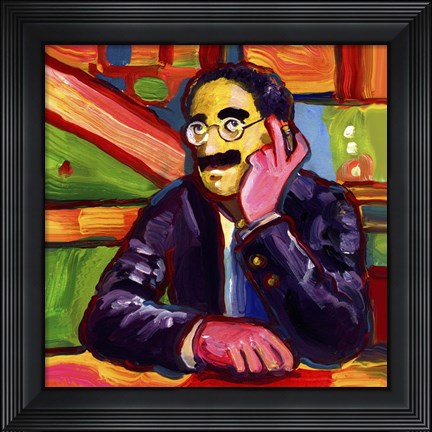 Framed Groucho Marx Print