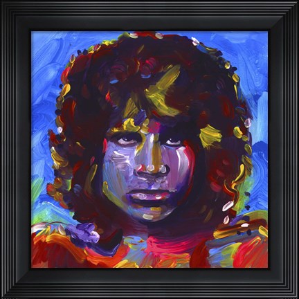 Framed Jim Morrison Print