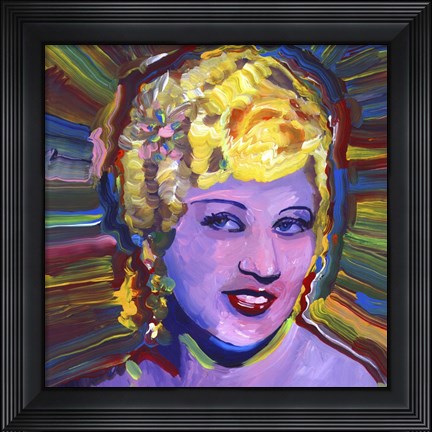 Framed Mae West Print