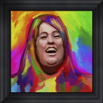 Framed Mama Cass Print