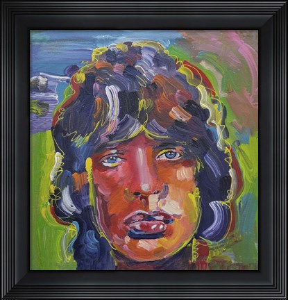 Framed Mick Jagger Print
