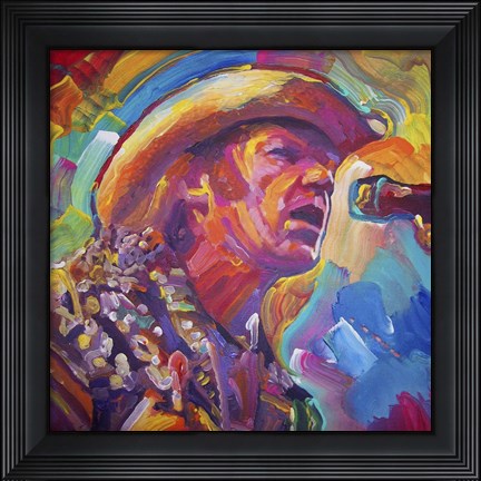 Framed Neil Young Print