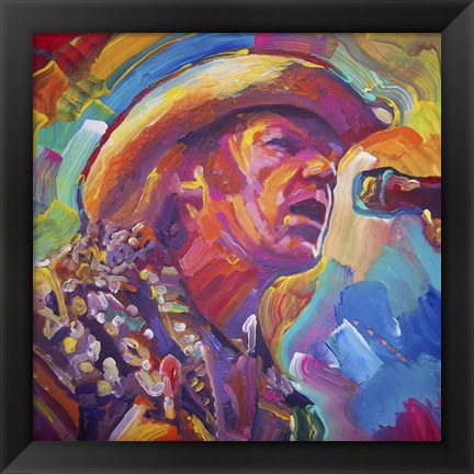 Framed Neil Young Print