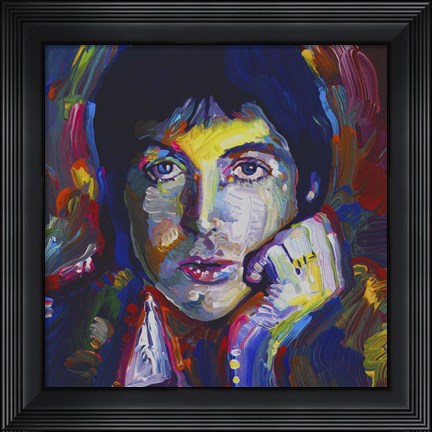 Framed Paul Mccartney Print
