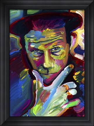 Framed Tom Waits Print