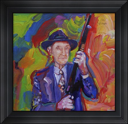 Framed William Burroughs Print