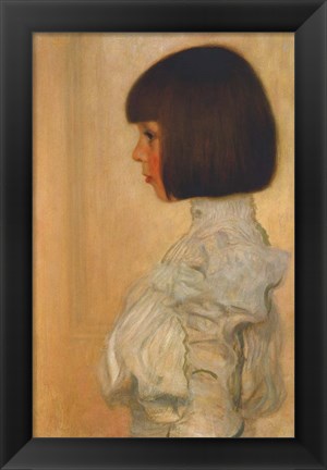 Framed Portrait of Helene Klimt Print