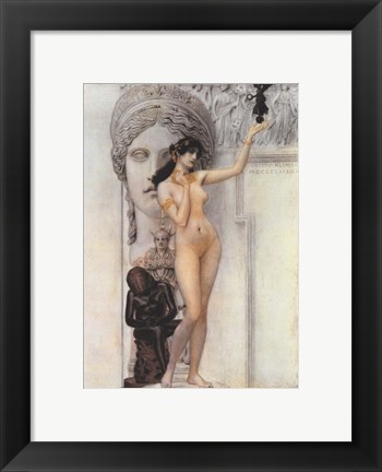 Framed Allegory of Sculpture Print