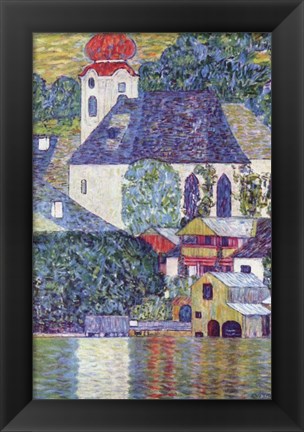 Framed St Wolfgang Church Print