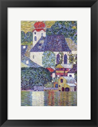 Framed St Wolfgang Church Print