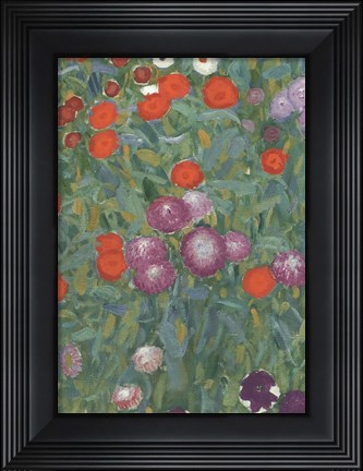 Framed Flower Garden Print