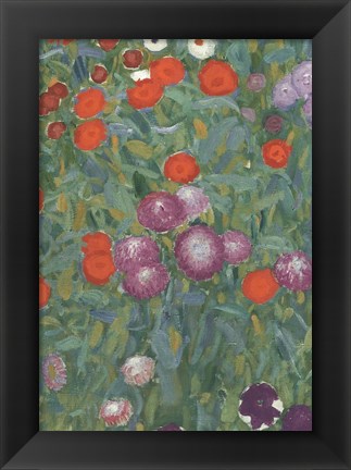 Framed Flower Garden Print