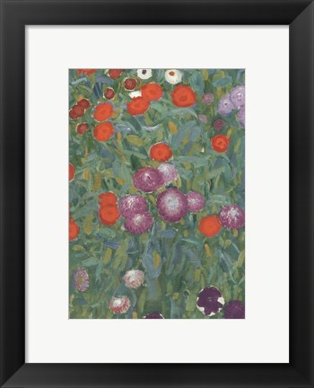 Framed Flower Garden Print