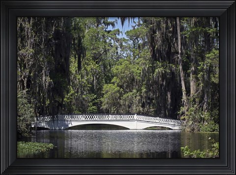 Framed Magnolia Gardens 1 Print