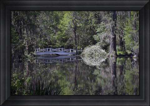 Framed Magnolia Gardens 2 Print