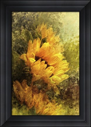 Framed Impressionist Sunflowers Print