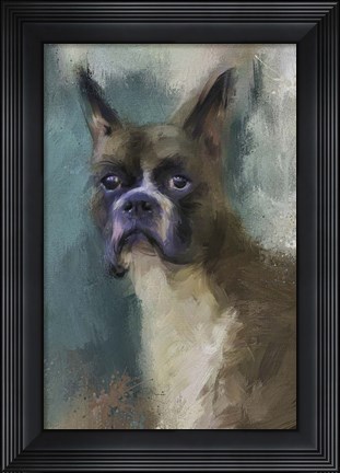 Framed Brave Boxer Print