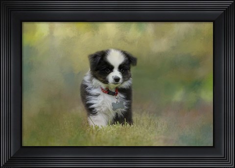 Framed Puppyhood 1 Print