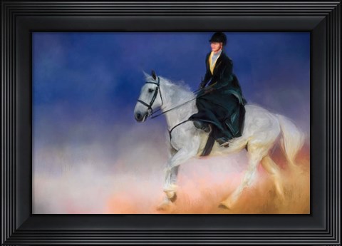 Framed At The Horse Show 2 Print