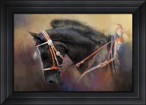 Framed At The Horse Show 3 Print