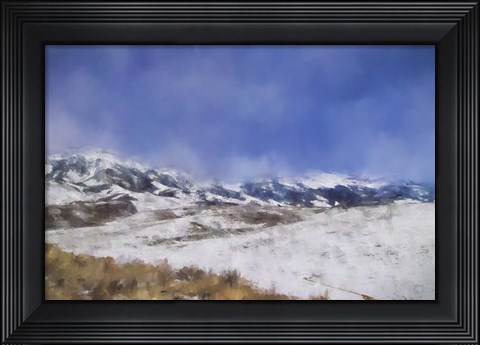 Framed Colorado Mountains 2 Print