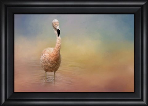 Framed Flamingo Friday Print