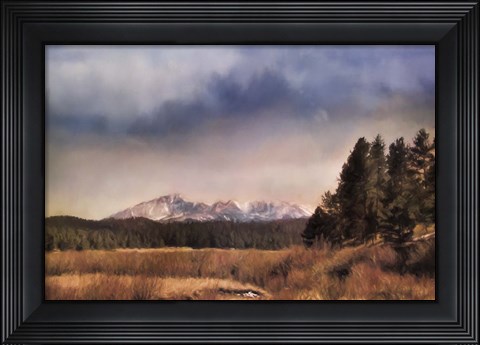 Framed Pikes Peak Print