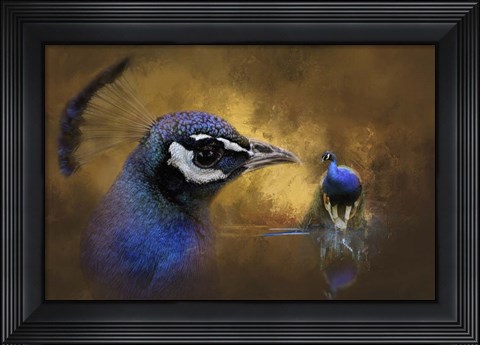 Framed Reflecting On The Past Print