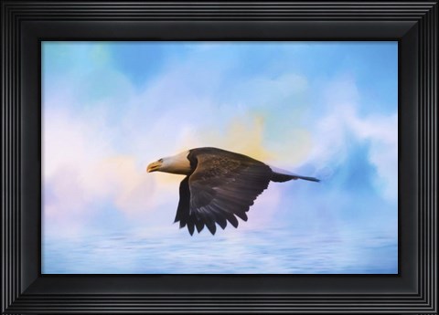 Framed Sea Coasting Print