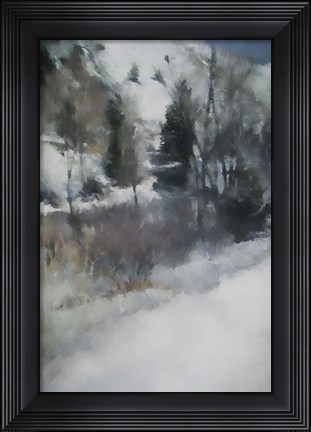 Framed Winter Impressions In Colorado 1 Print