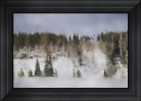 Framed Winter Impressions In Colorado 8 Print