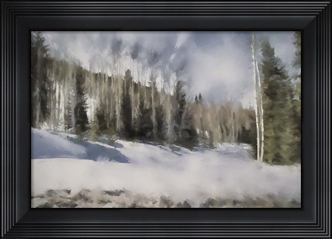 Framed Winter Impressions In Colorado 9 Print